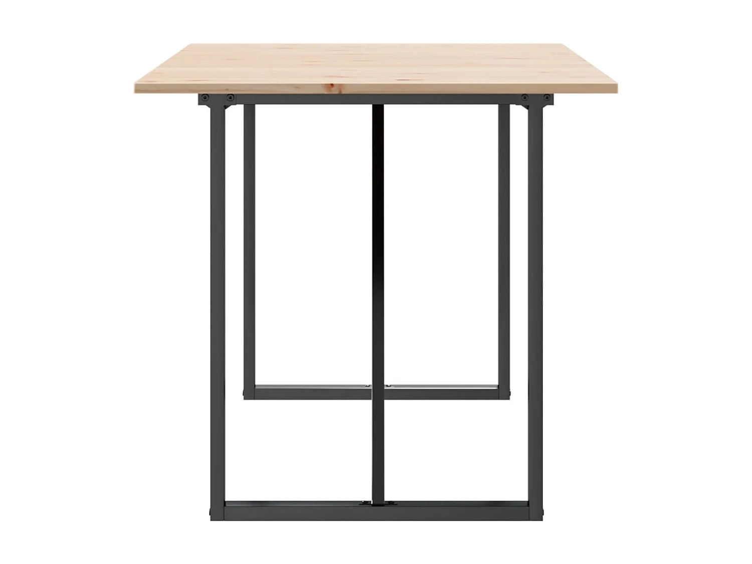 Table de salle à marron 160 x 80 x 75 cm DEC036784