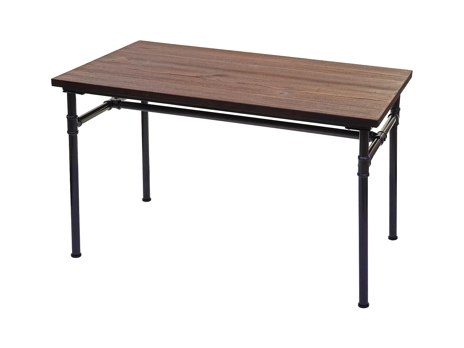 Table de salle à métal marron 120 x 70 x 75 cm 04_0005112