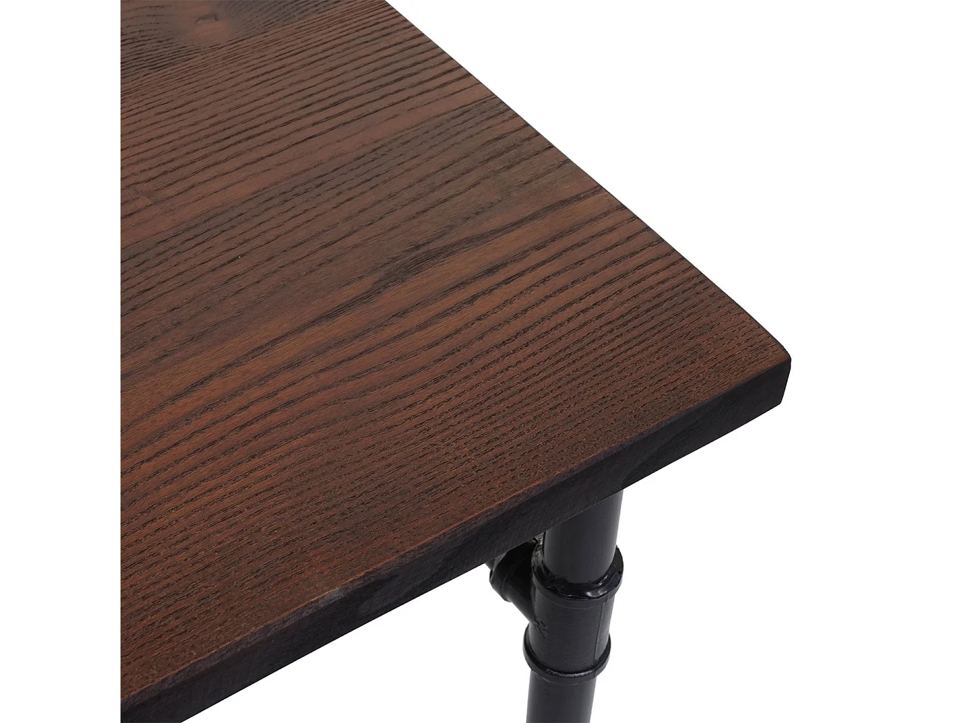 Table de salle à métal marron 120 x 70 x 75 cm 04_0005112