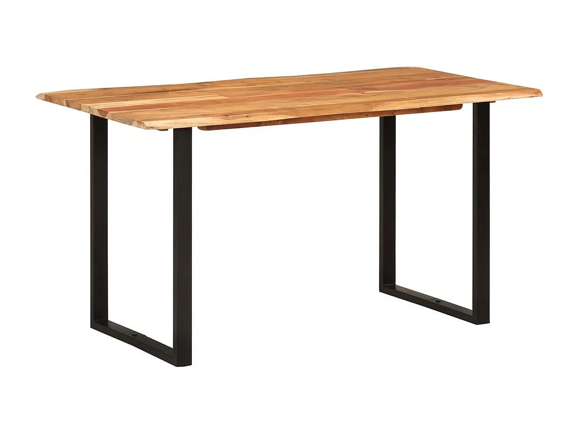 Table de salle à marron 140 x 70 x 76 cm DEC036603