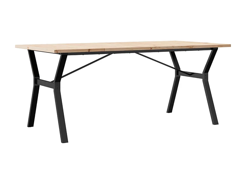 Table de salle à marron 180 x 90 x 75.5 cm DEC036829