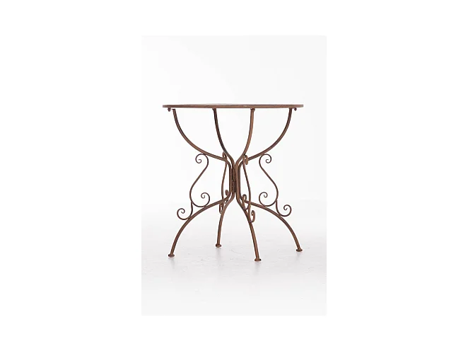 Table de jardin en marron 70 x 70 x 74 cm MDJ10046