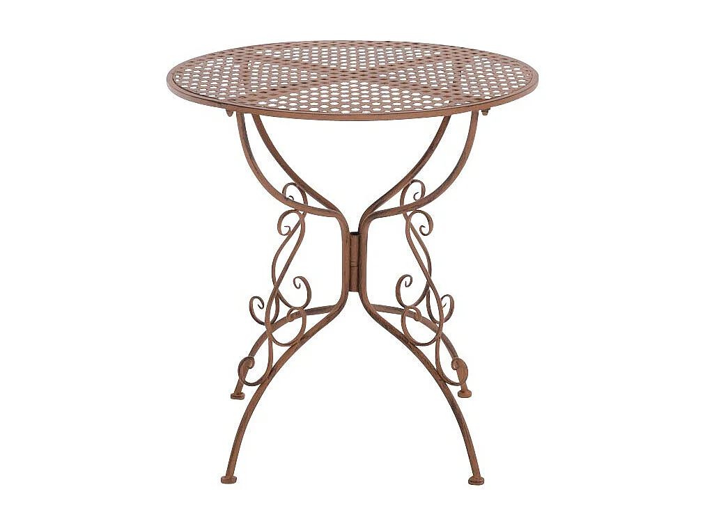 Table de jardin en marron 70 x 70 x 74 cm MDJ10046