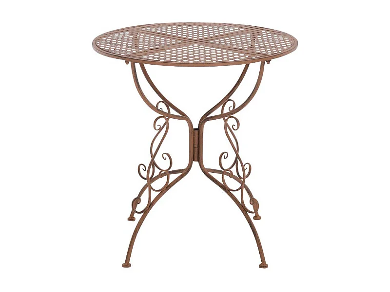 Table de jardin en marron 70 x 70 x 74 cm MDJ10046