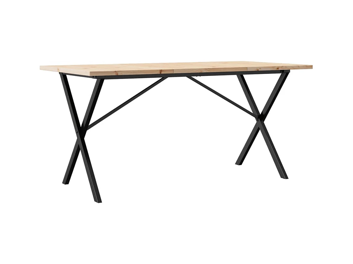Table de salle à marron 140 x 80 x 75.5 cm DEC036803