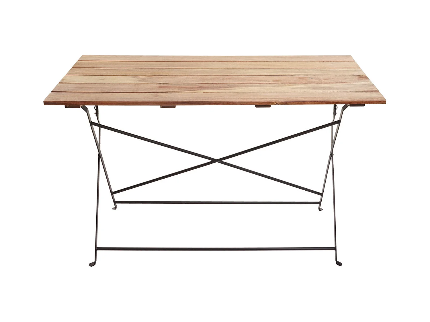 Table de jardin pliable marron 100 x 9 x 125 cm 04_0008538