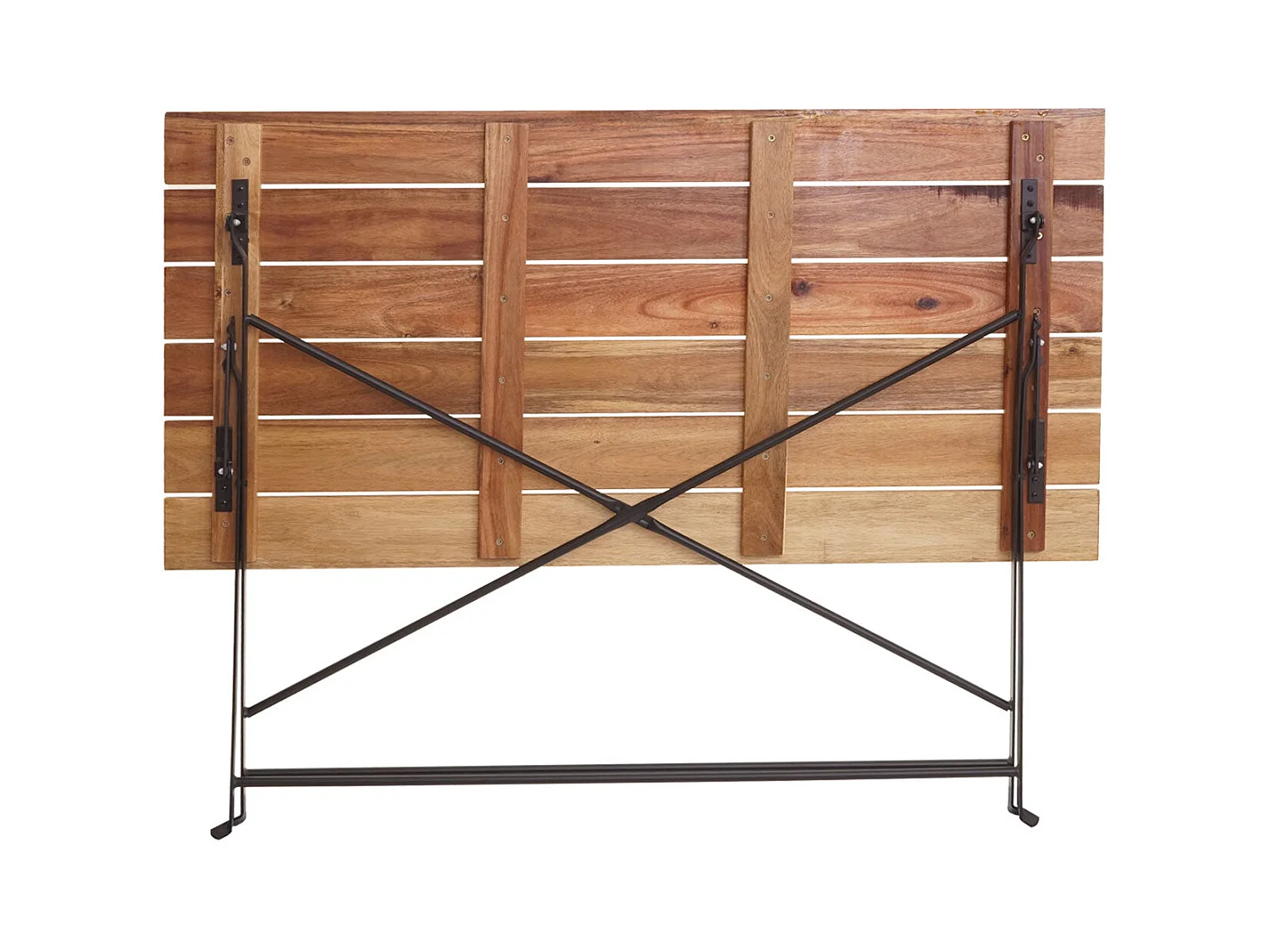 Table de jardin pliable marron 100 x 9 x 125 cm 04_0008538