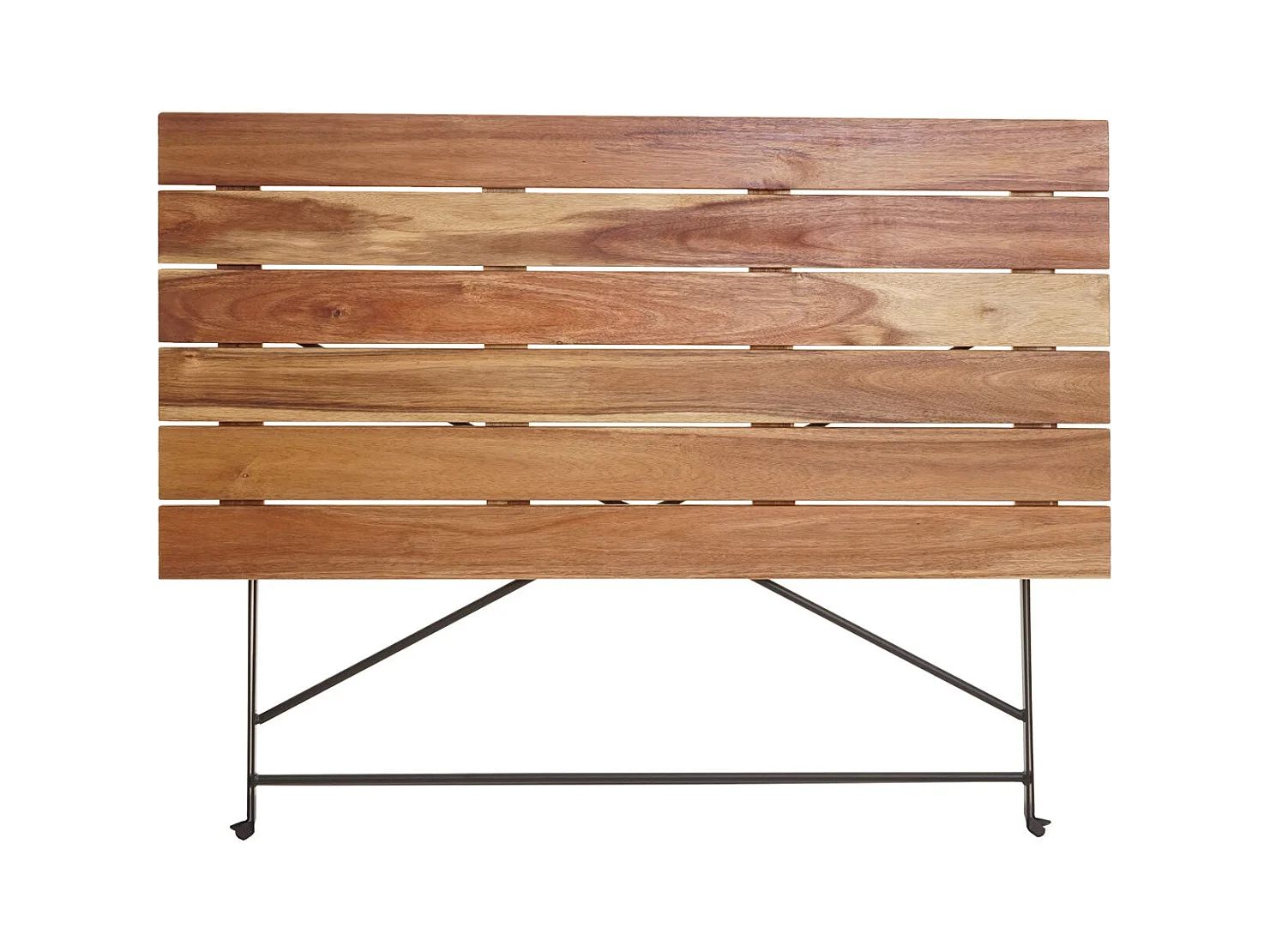 Table de jardin pliable marron 100 x 9 x 125 cm 04_0008538