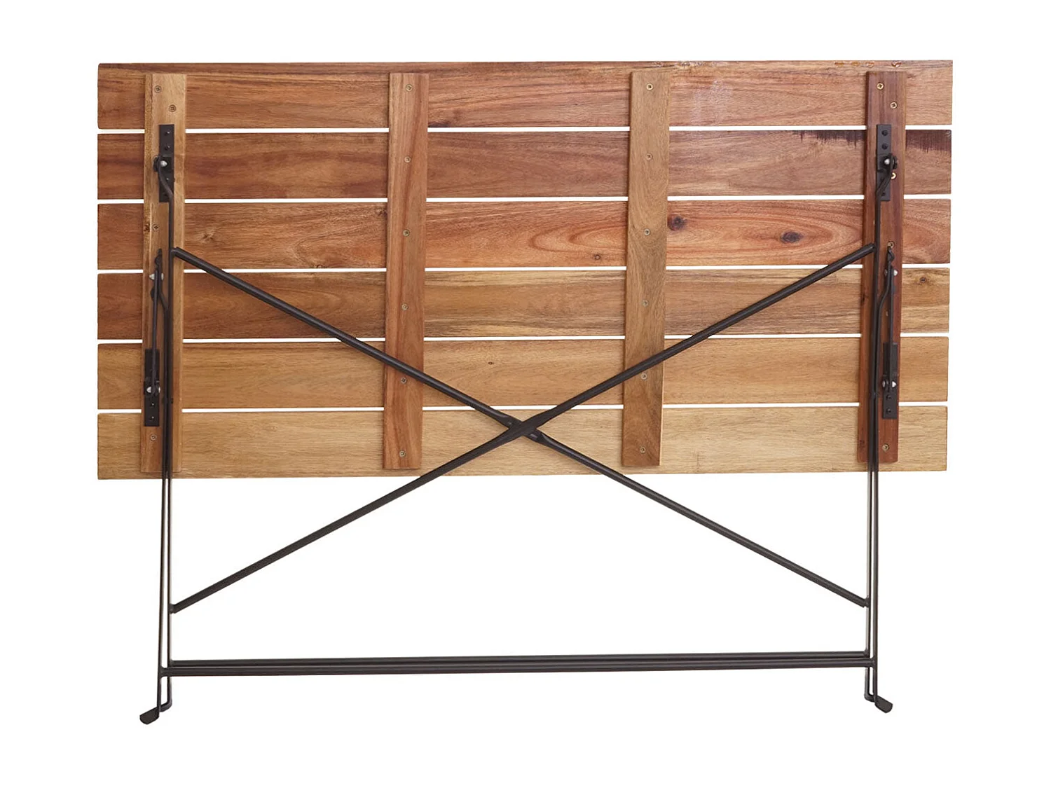 Table de jardin pliable marron 100 x 9 x 125 cm 04_0008538