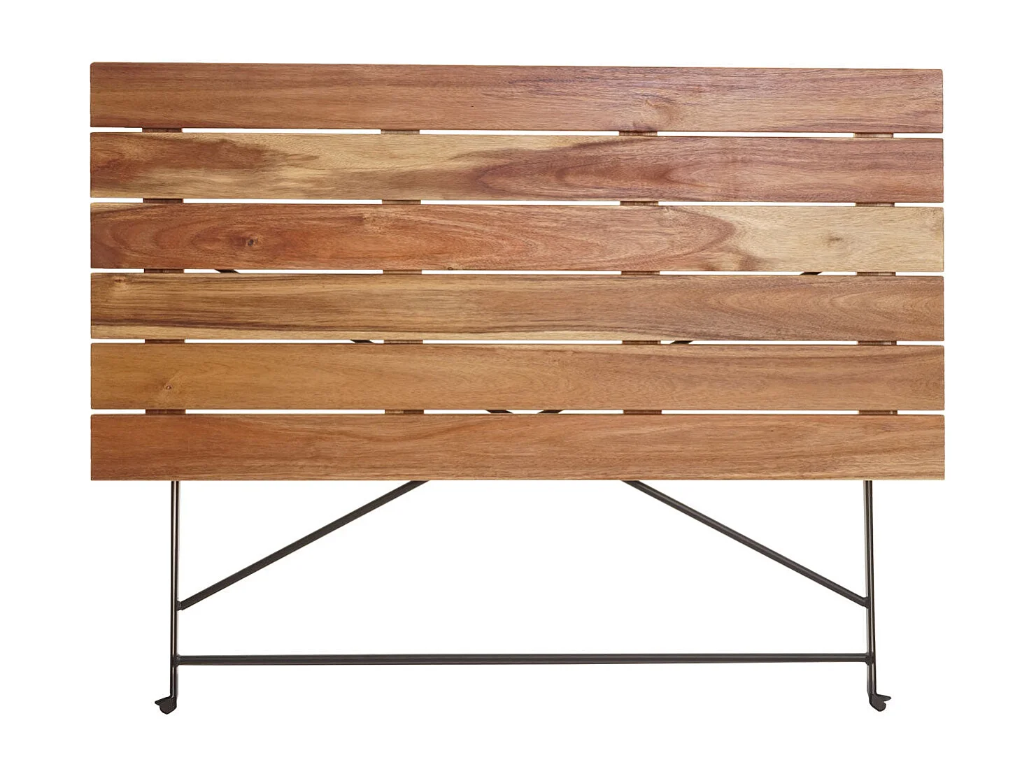 Table de jardin pliable marron 100 x 9 x 125 cm 04_0008538