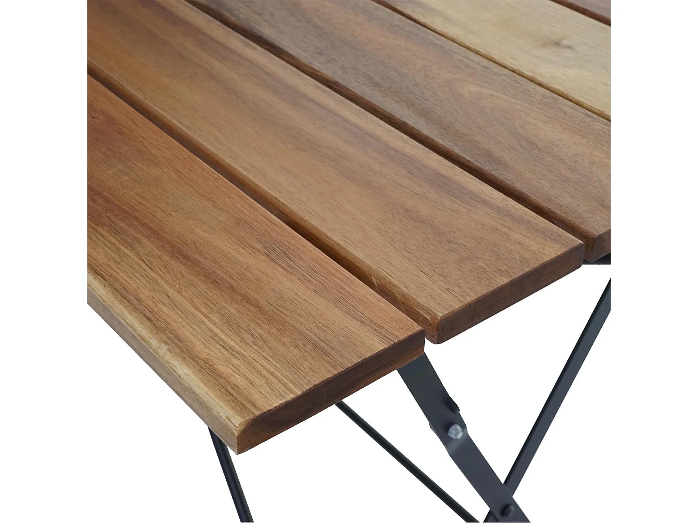 Table de jardin pliable marron 100 x 9 x 125 cm 04_0008538