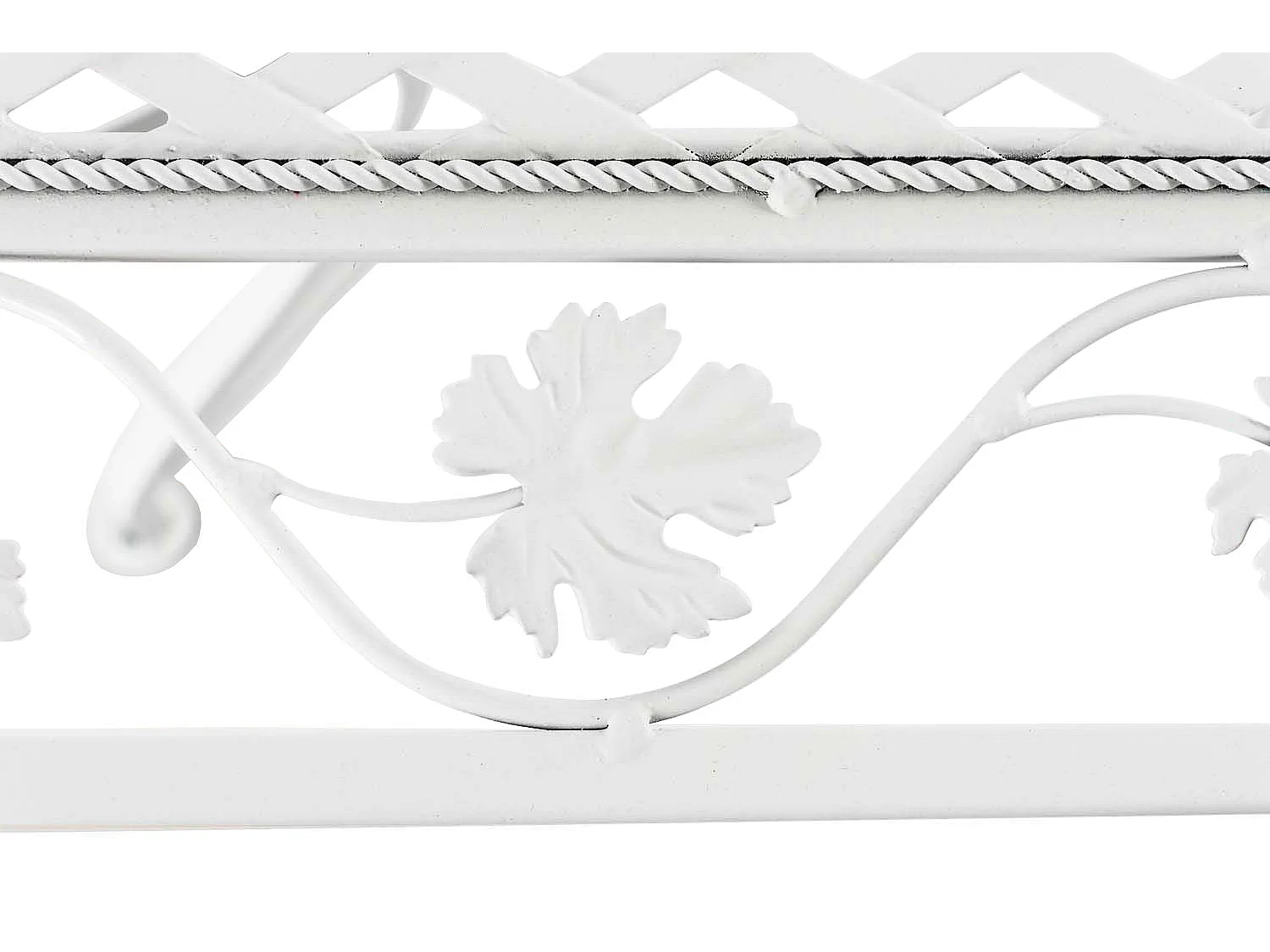 Table de jardin terrasse blanche 60 x 60 x 72 cm 10_0003041