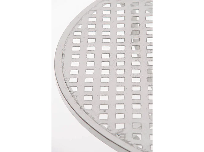 Table de jardin en blanche 70 x 70 x 74 cm MDJ10047