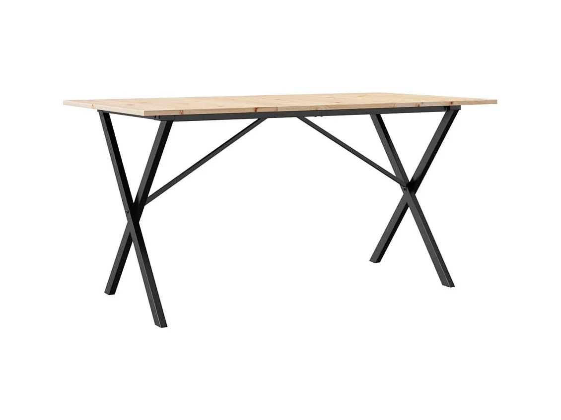 Table de salle à marron 140 x 80 x 75 cm DEC036802