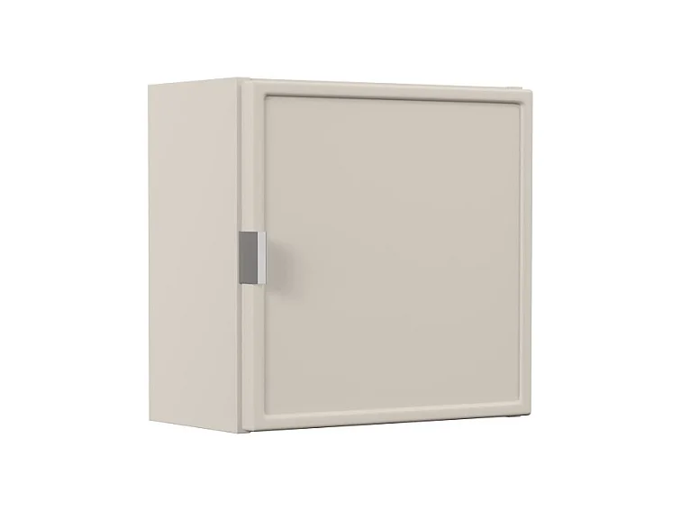 Meuble haut salle de bain BRAZZA – 1 porte – Coloris marron congo – L35 x H35 cm – À suspendre