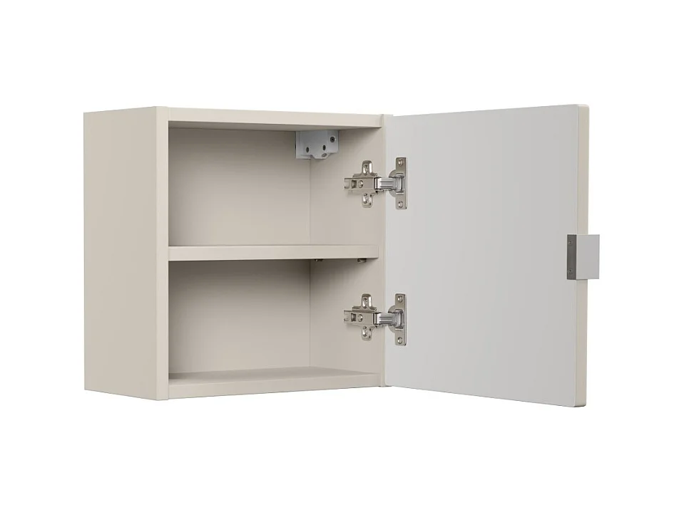 Meuble haut salle de bain BRAZZA – 1 porte – Coloris marron congo – L35 x H35 cm – À suspendre