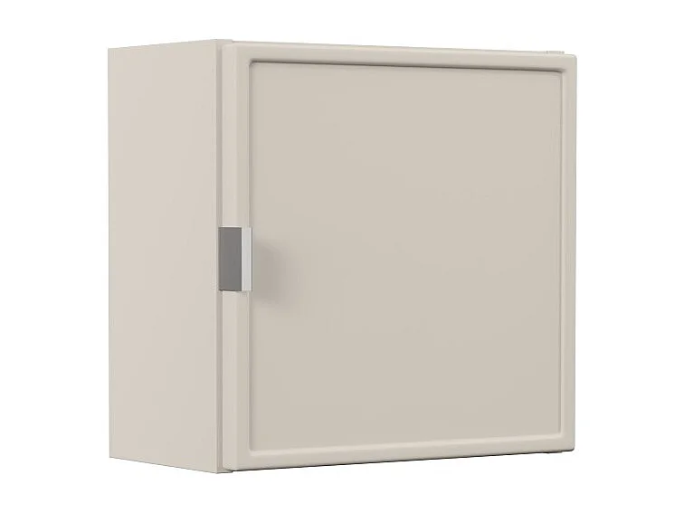 Meuble haut salle de bain BRAZZA – 1 porte – Coloris marron congo – L35 x H35 cm – À suspendre