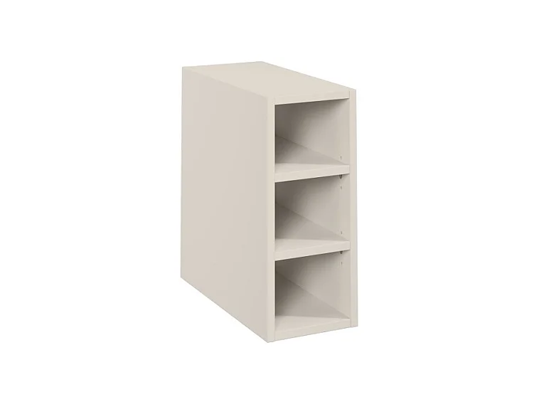 Meuble de rangement BRAZZA – Ouvert – Coloris marron congo – L20 x H57 cm – À suspendre