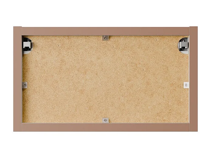 Meuble de rangement BRAZZA – Étagère murale ouverte – Coloris marron congo – 35 cm – À suspendre