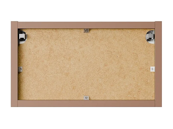 Meuble mural ouvert BRAZZA – 35 cm – Chêne clair – Finition artisan – À suspendre