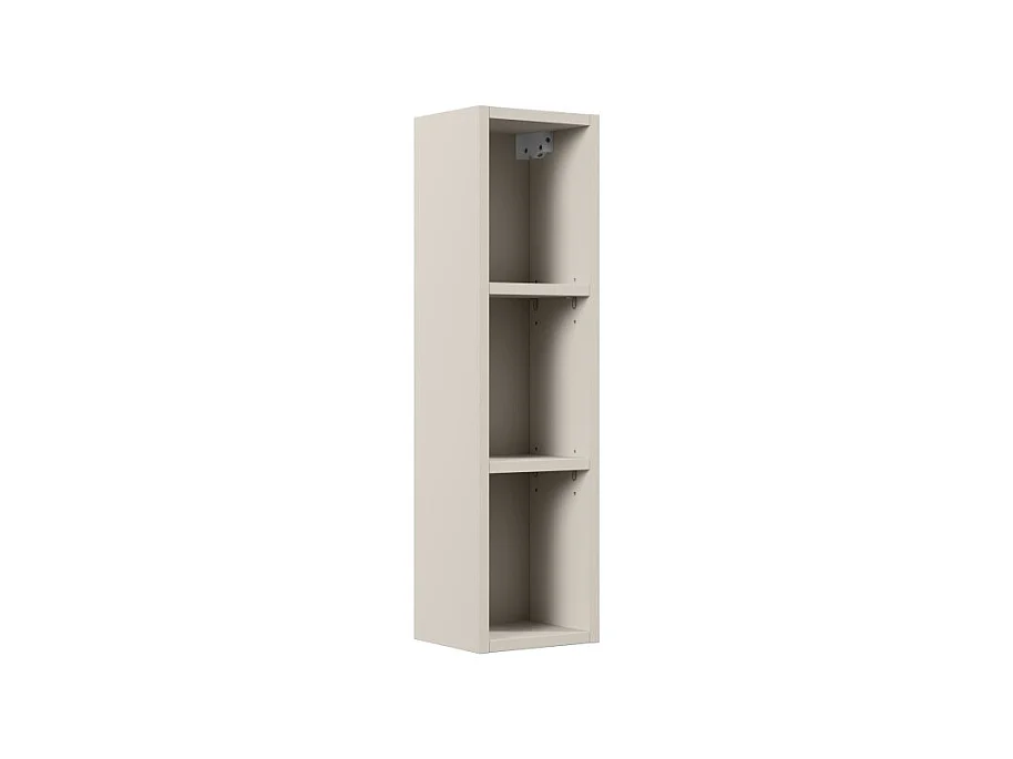 Meuble haut de salle de bain BRAZZA – Coloris marron congo – L20 x H74 cm – À suspendre