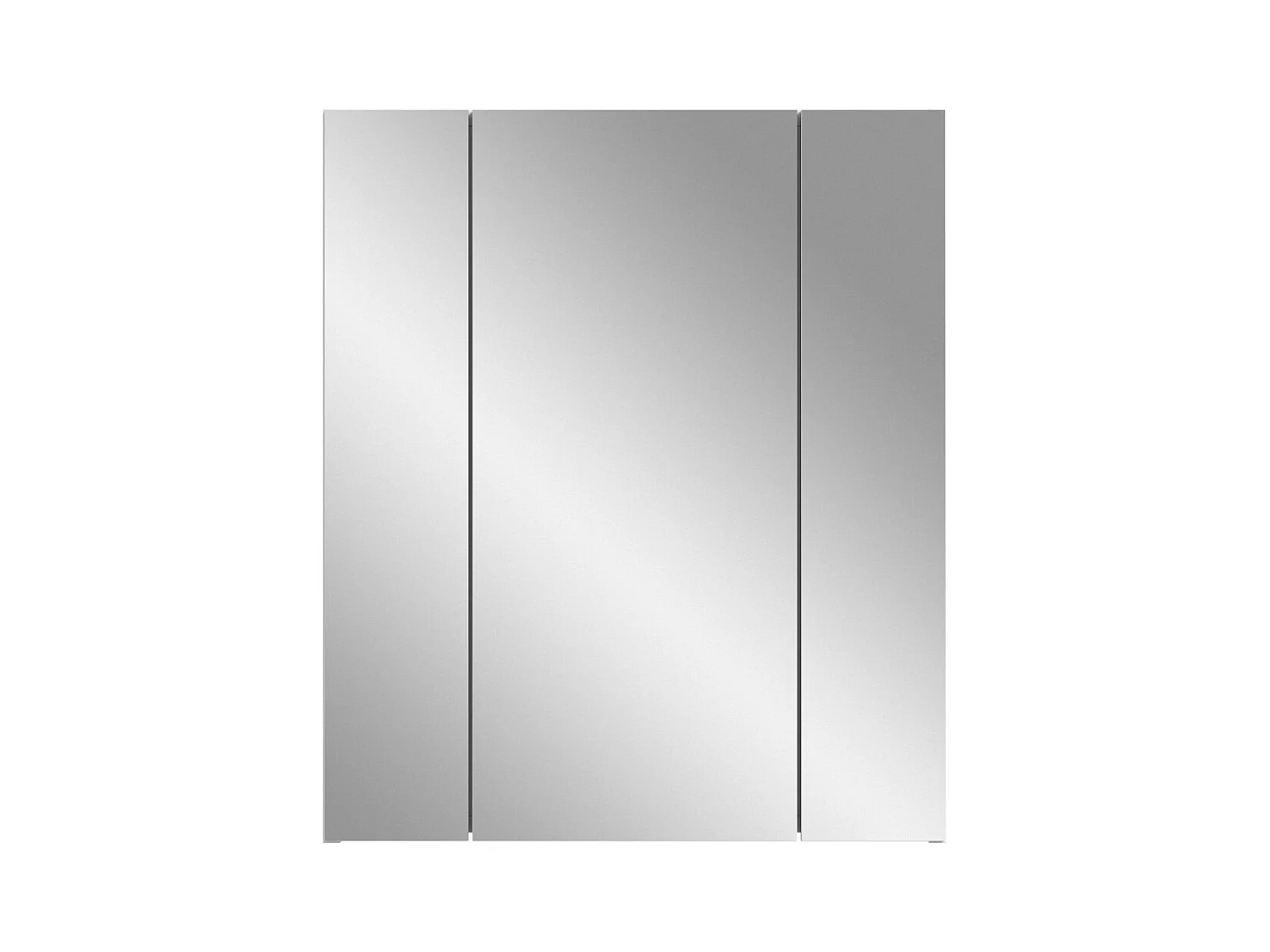 Móvel de armazenamento com espelhos – Branco laqueado – KLEANKIN