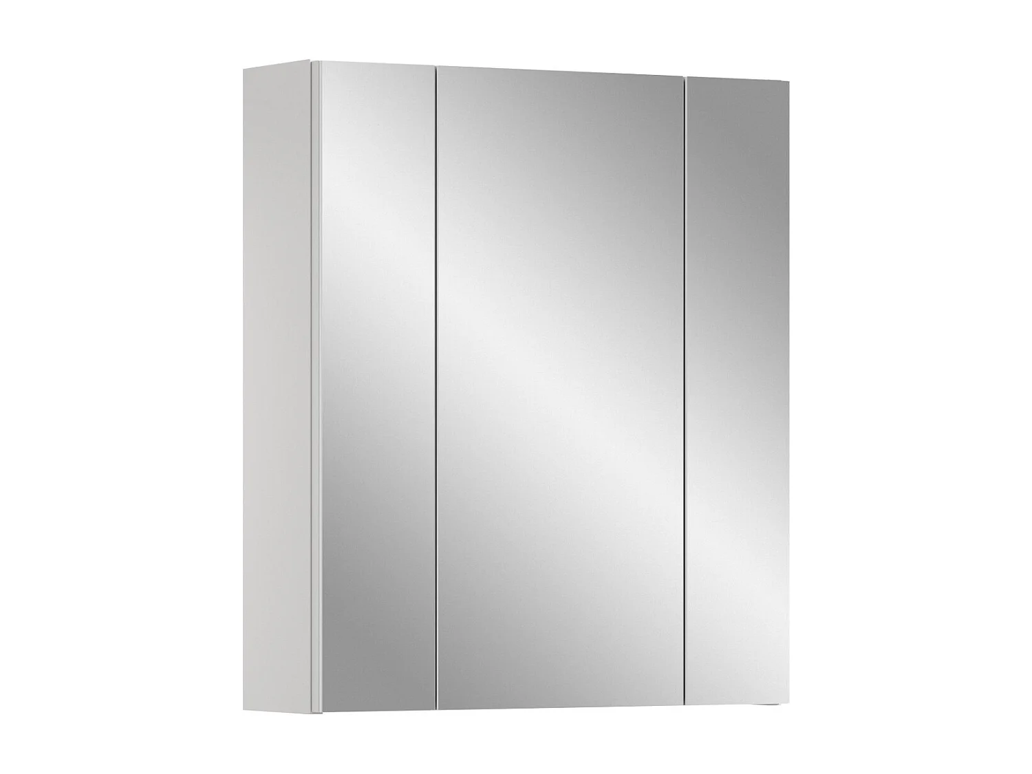 Móvel de armazenamento com espelhos – Branco laqueado – KLEANKIN