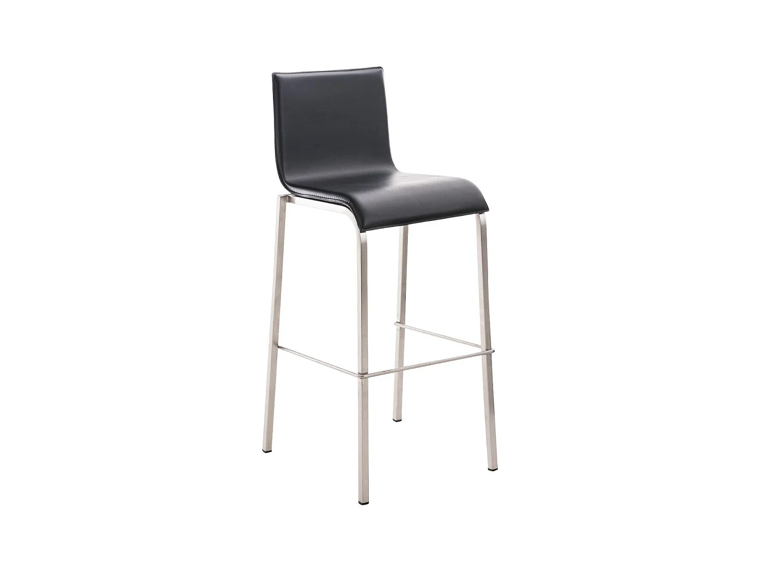 Tabouret de bar x1 argenté 43 x 51 x 103 cm 10_0004538