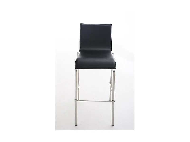 Tabouret de bar x1 argenté 43 x 51 x 103 cm 10_0004538