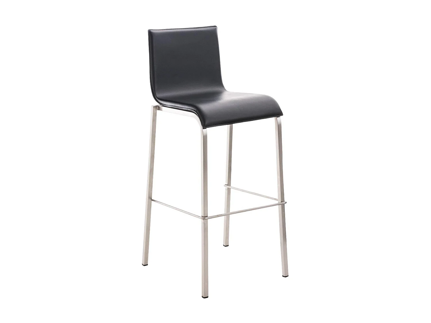 Tabouret de bar x1 argenté 43 x 51 x 103 cm 10_0004538