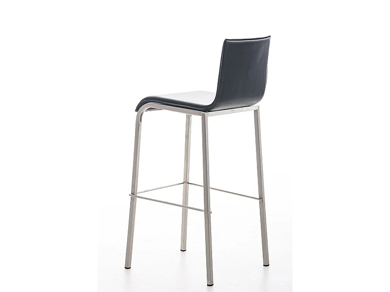Tabouret de bar x1 argenté 43 x 51 x 103 cm 10_0004538