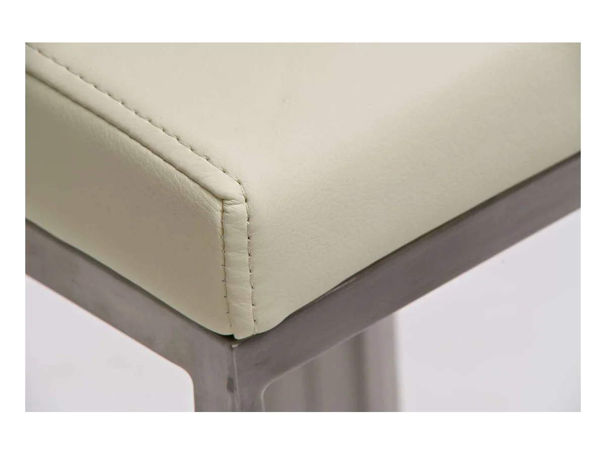 Tabouret de bar x1 argenté 42 x 44 x 86 cm 10_0005311