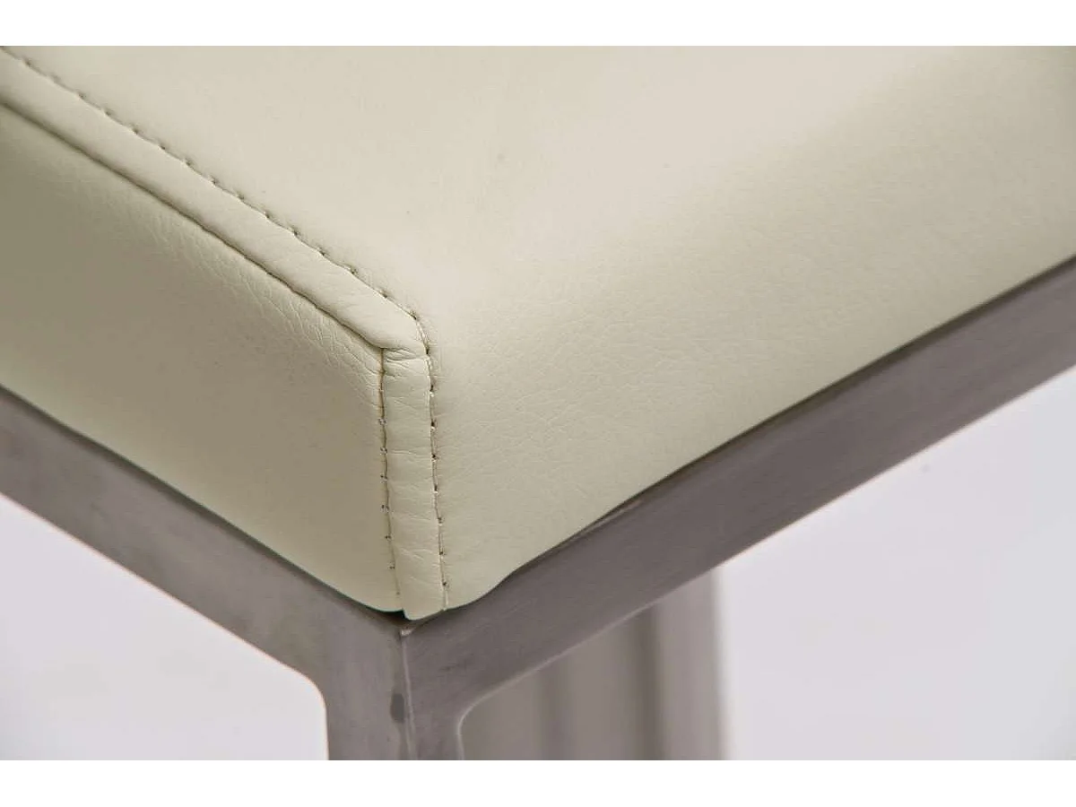 Tabouret de bar x1 argenté 42 x 44 x 86 cm 10_0005311