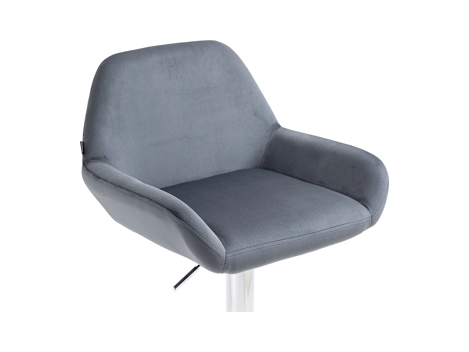 Tabouret de bar x1 métal grise 51 x 52 x 109 cm TDB10425