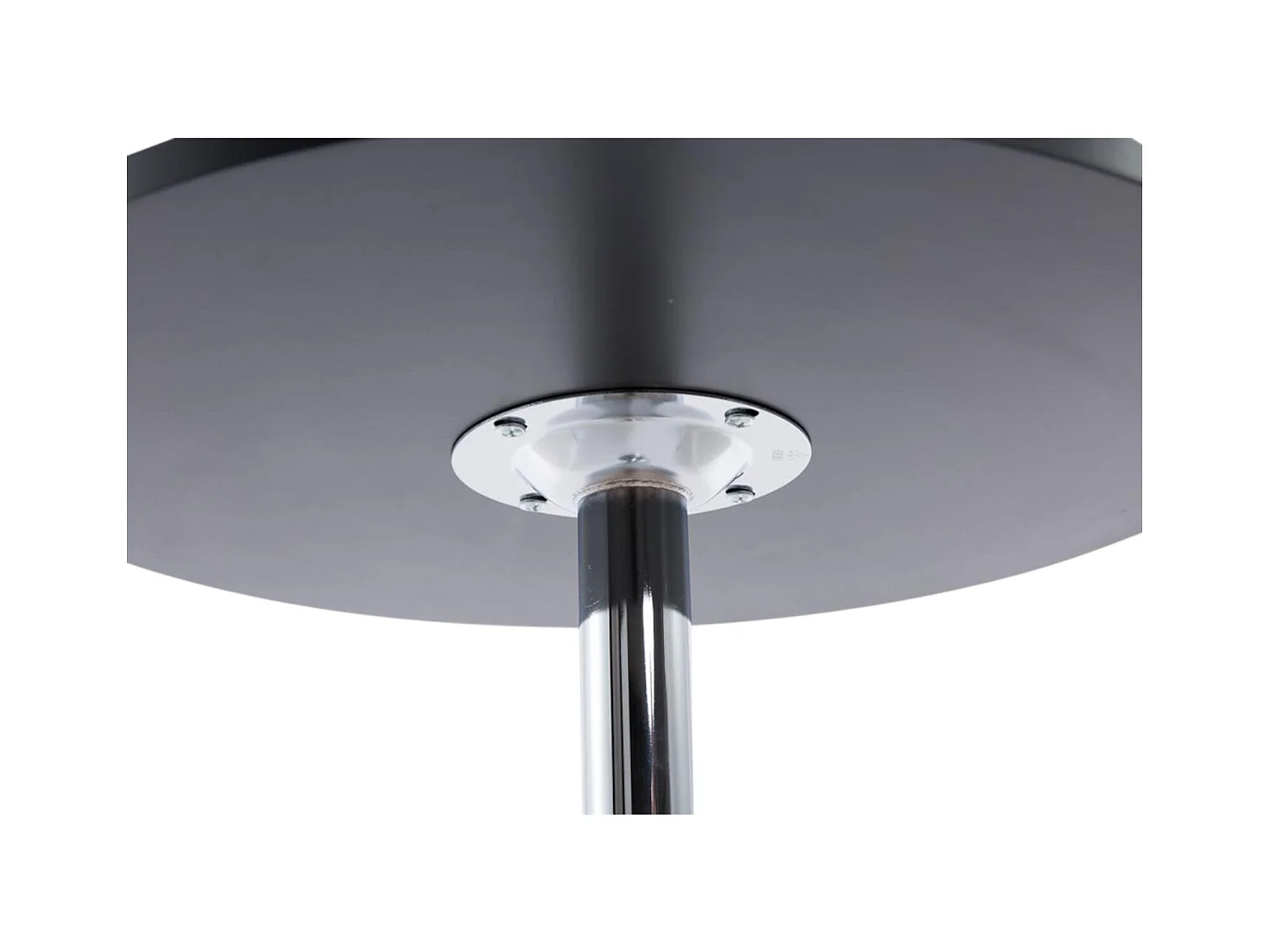 Set de 2 tables métal argentée 60 x 60 x 108 cm 10_0004482