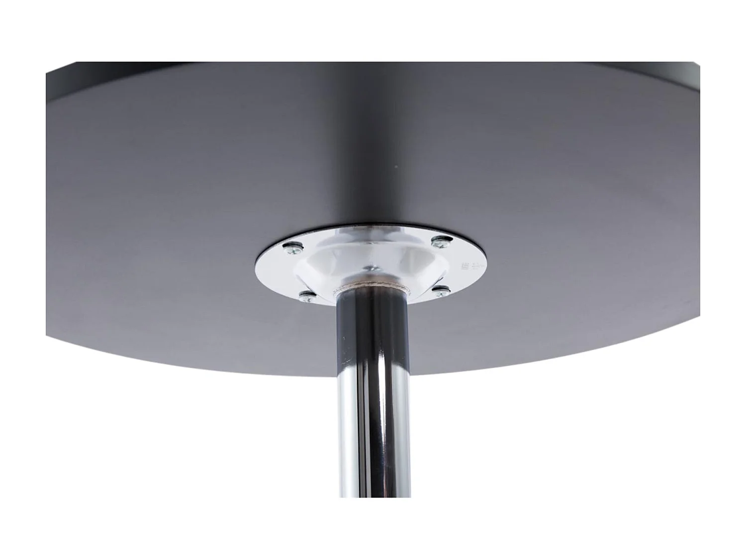 Set de 2 tables métal argentée 60 x 60 x 108 cm 10_0004482