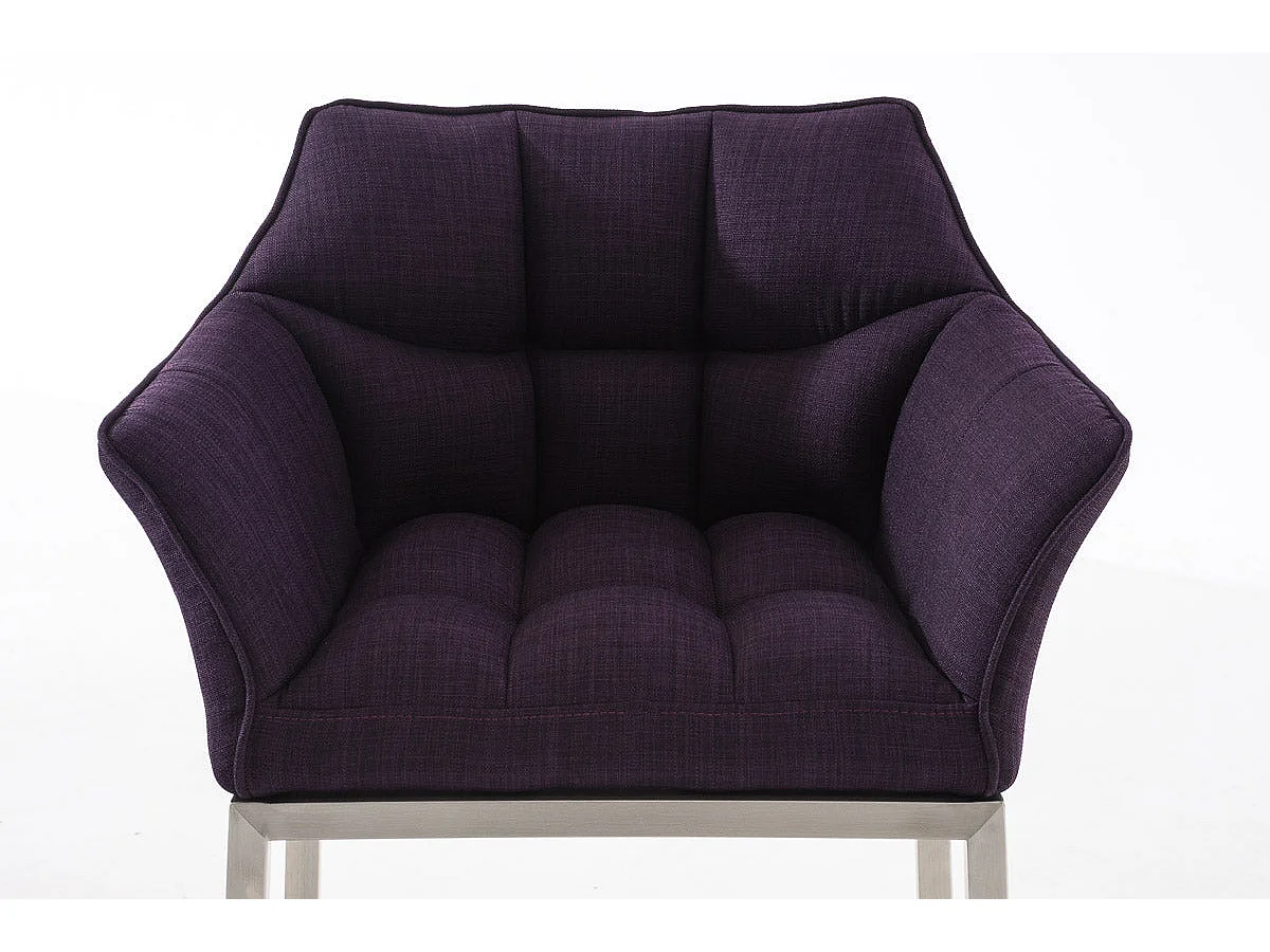 Tabouret de bar chaise argenté 64 x 48 x 110 cm 10_0001284