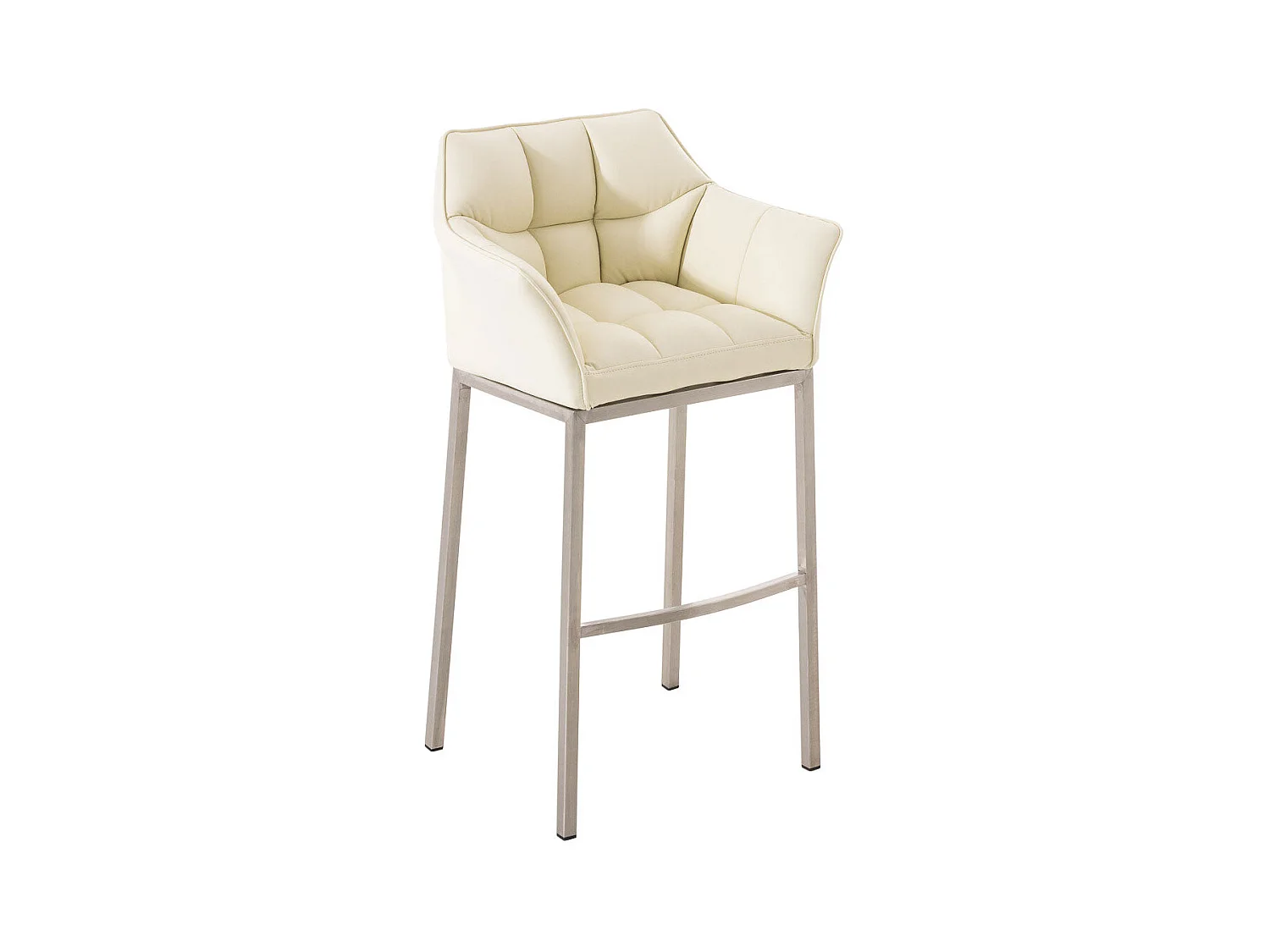 Tabouret de bar chaise argenté 64 x 48 x 110 cm 10_0004714