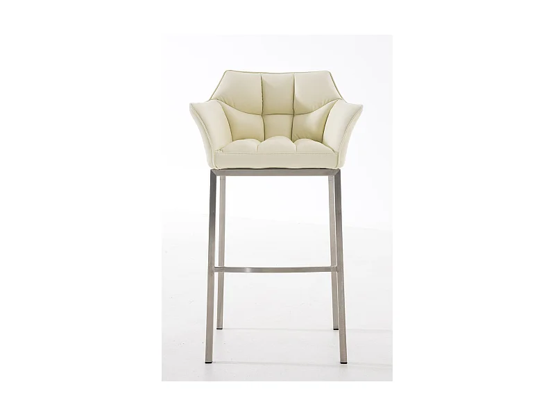 Tabouret de bar chaise argenté 64 x 48 x 110 cm 10_0004714