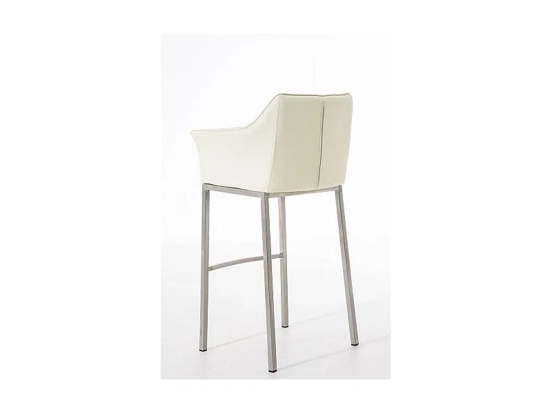 Tabouret de bar chaise argenté 64 x 48 x 110 cm 10_0004714