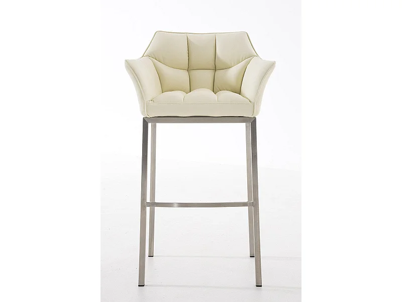 Tabouret de bar chaise argenté 64 x 48 x 110 cm 10_0004714