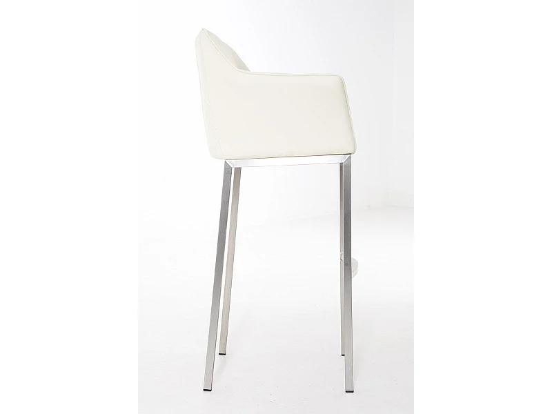 Tabouret de bar chaise argenté 64 x 48 x 110 cm 10_0004714