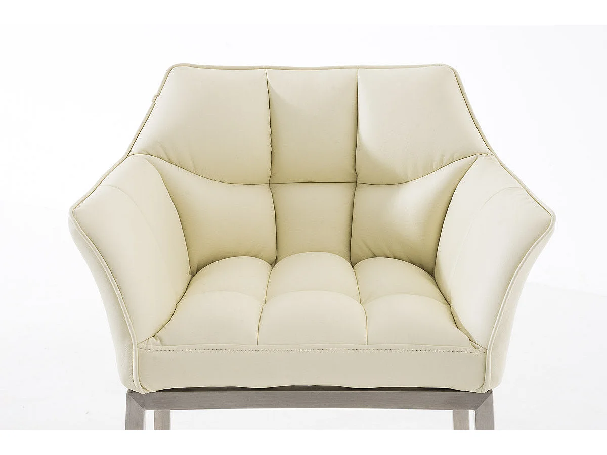 Tabouret de bar chaise argenté 64 x 48 x 110 cm 10_0004714