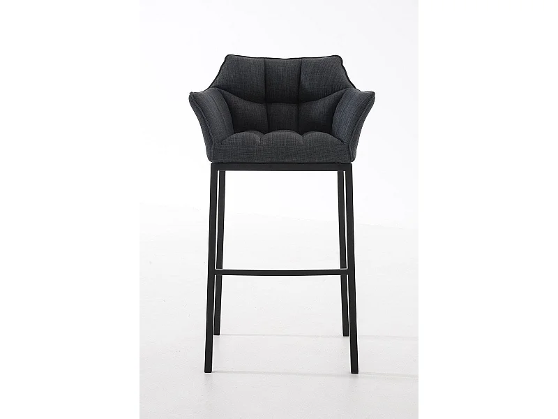 Tabouret de bar avec métal grise 64 x 48 x 110 cm 10_0001174