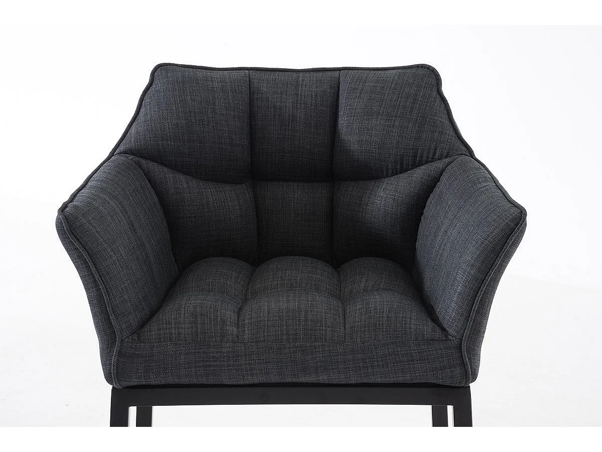 Tabouret de bar avec métal grise 64 x 48 x 110 cm 10_0001174