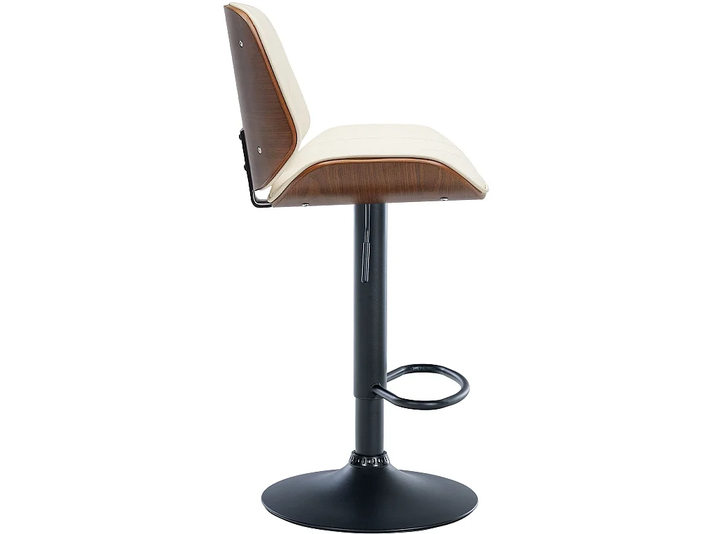 Lot de 2 tabourets métal marron 49.5 x 50 x 111 cm TDB10747