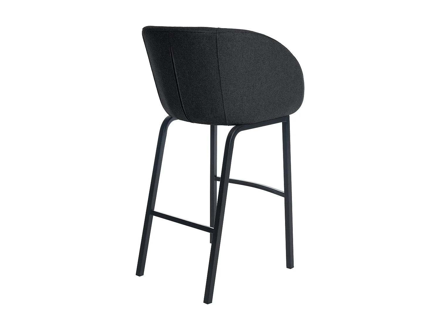 Tabouret de bar x1 métal argentée 58 x 54 x 107 cm 10_0005361