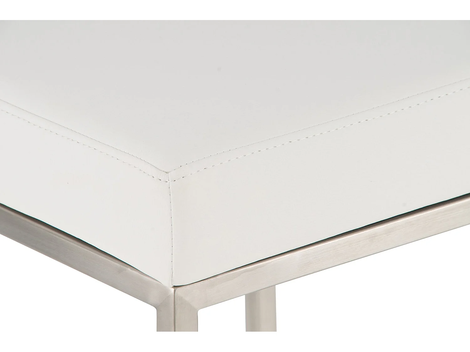 Lot de 2 tabourets argenté 37 x 37 x 85 cm 10_0004372