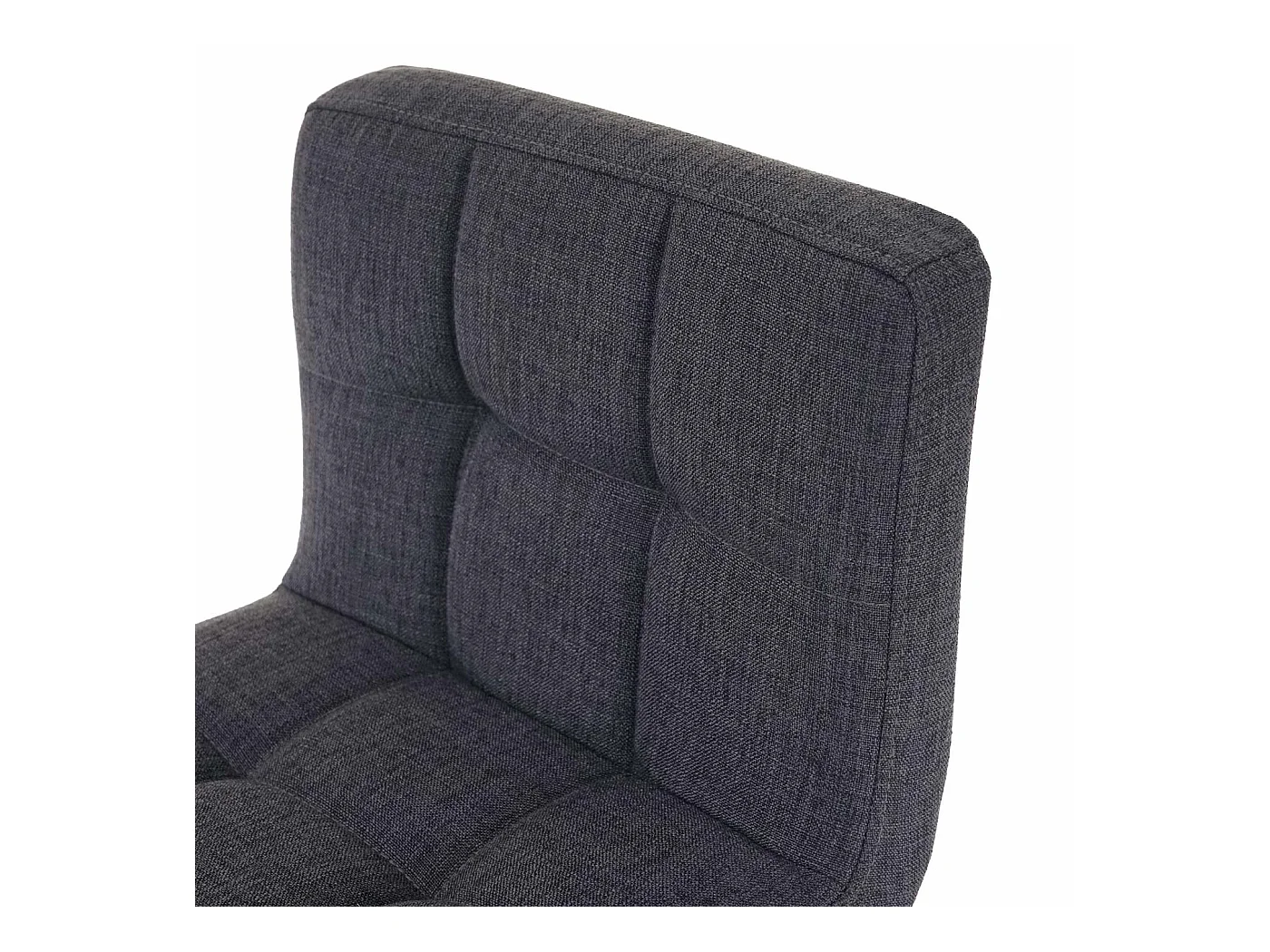 Lot de 2 tabourets tissu grise 40 x 43 x 110 cm 04_0000163