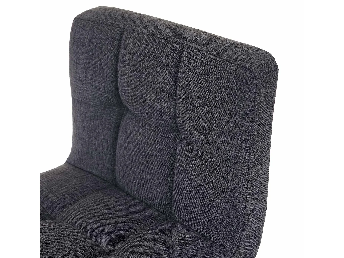 Lot de 2 tabourets tissu grise 40 x 43 x 110 cm 04_0000163